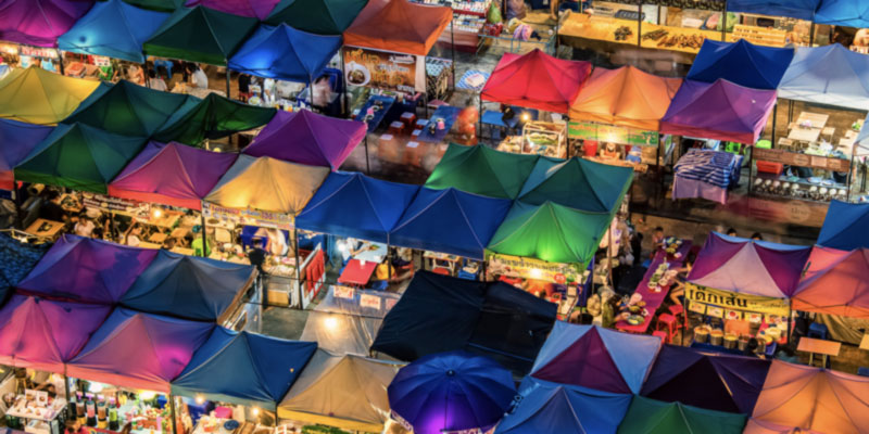 Night Market, Bangkok, Thailand