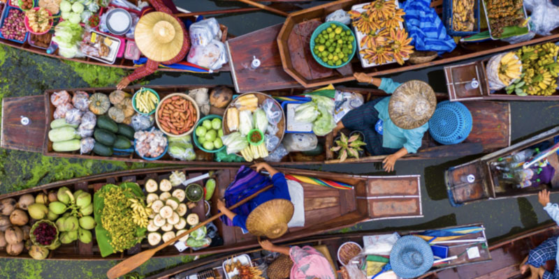 Floating Market Thailand