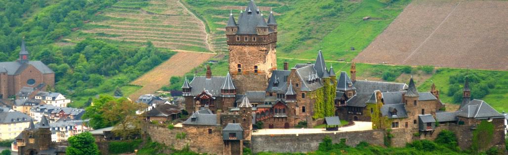 Cochem Castle From Above