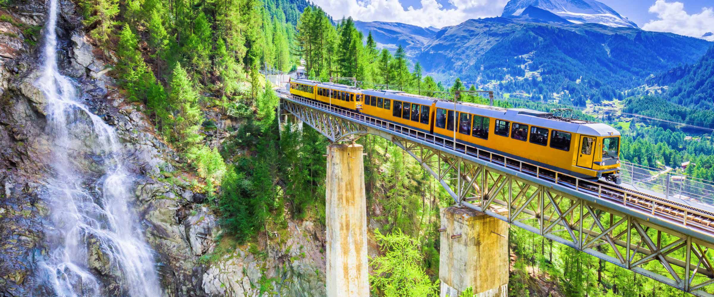 swiss alpine train