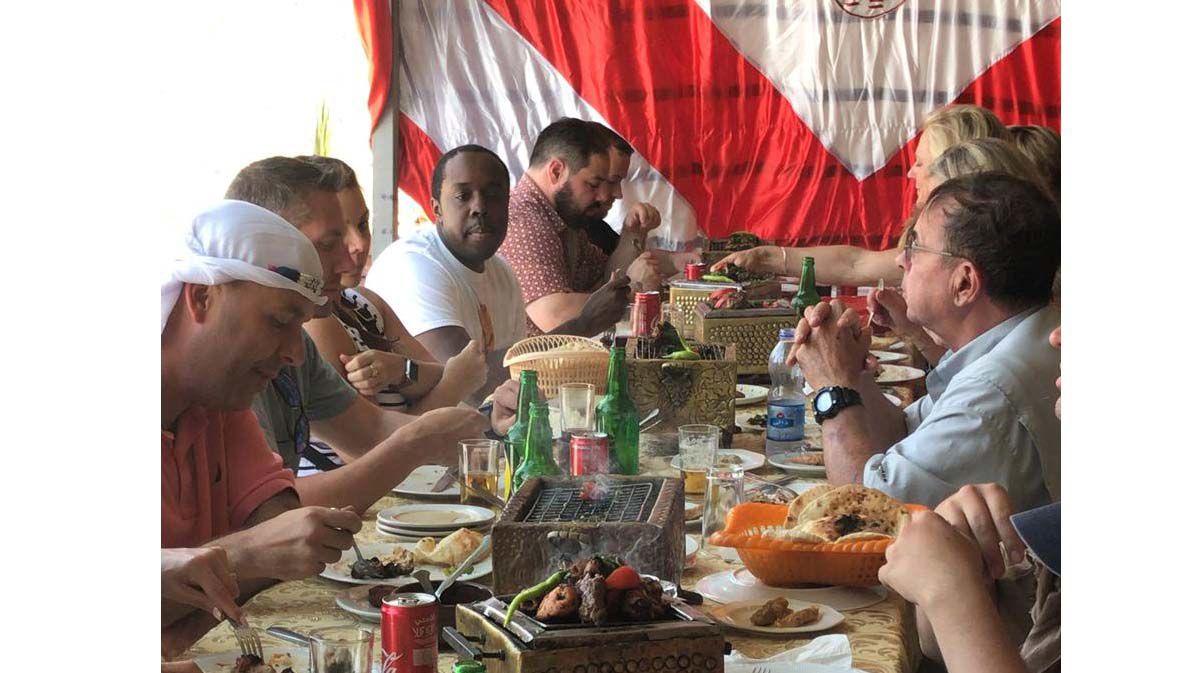 Egypt Tour Group Lunch