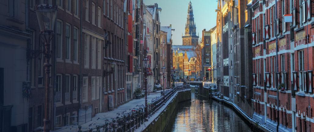 Amsterdam in winter