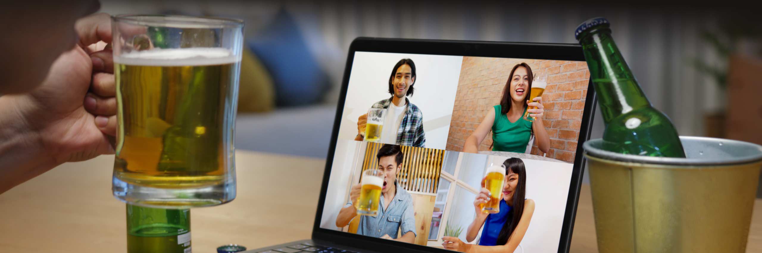 online wine beer tasting event