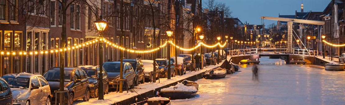 Amsterdam Canal Winter